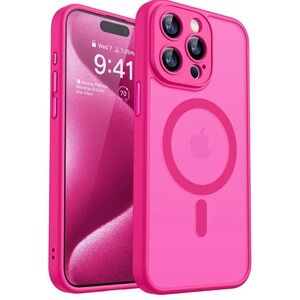New CANSHN Magnetic Compatible with iPhone 15 Pro Case, Upgraded [Full Camera